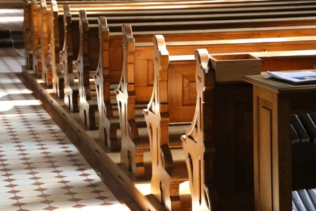 Church pews.